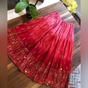 French Laundry Ombré Gold Coin Skirt